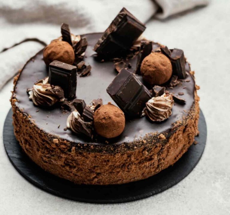 dubai chewy cake close up
